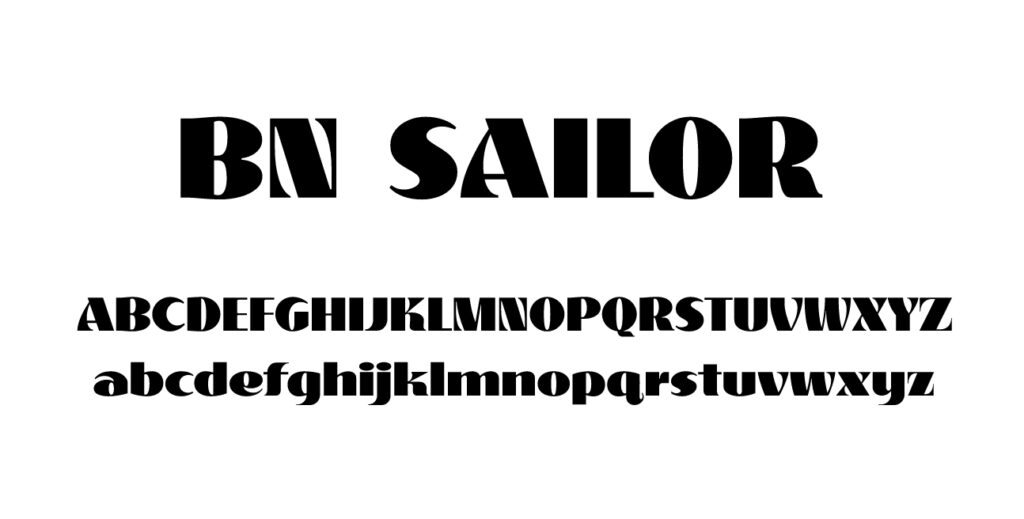 BN Sailor Font Sample