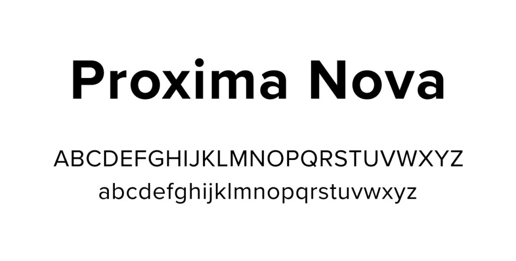 Proxima Nova Font Sample